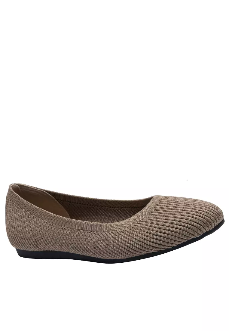 Twenty Eight Shoes Round-toe Fly Knit‌ Flat Shoes TJ-Y2