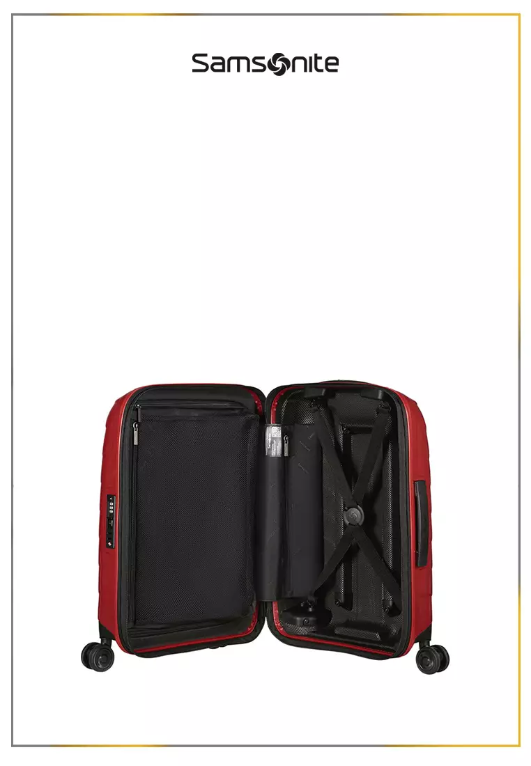 Samsonite Koper Hardcase Attrix Spinner Cabin 20 Inch Exp-Red