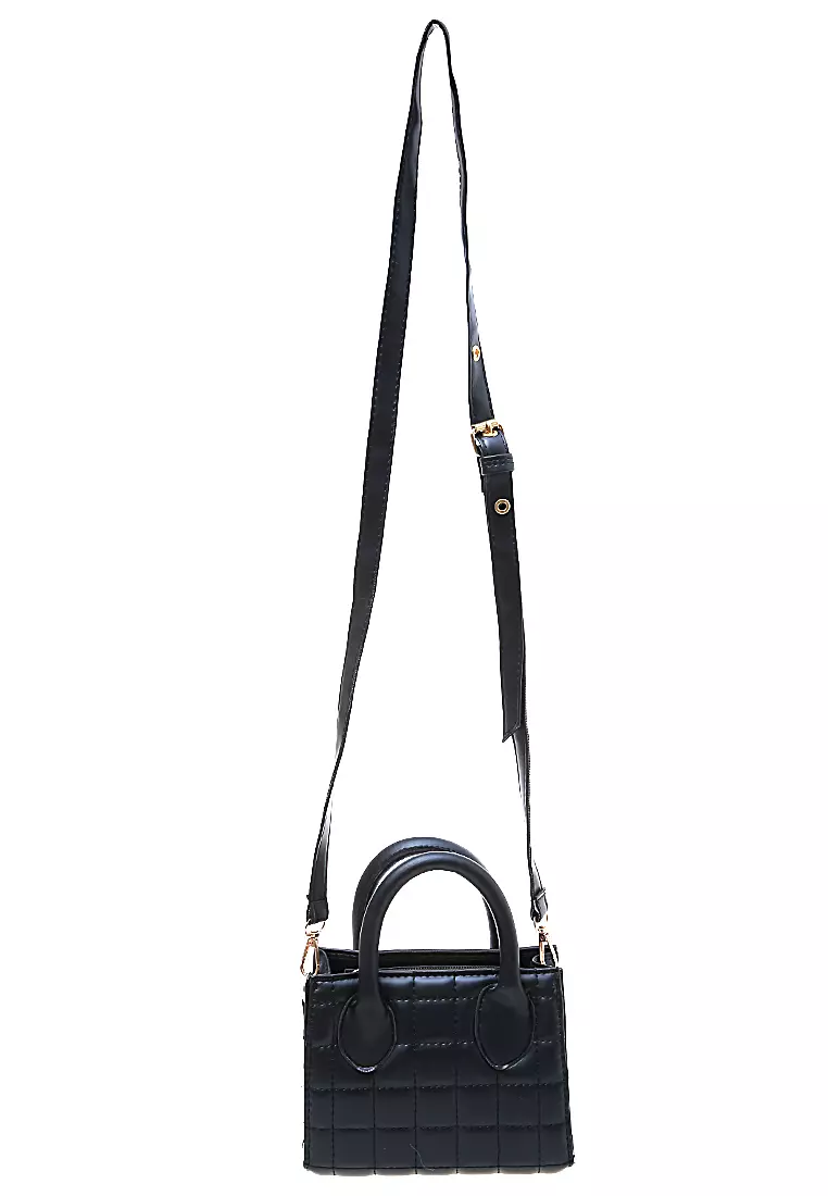 Vishi Tas Selempang Wanita Got One Rope Quality Premium - Black