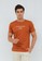 Osella Osella T-Shirt Laki Laki Lengan Pendek Print Sociability Paradise Burnt Orange 8C497AA1B5CAB8GS_1