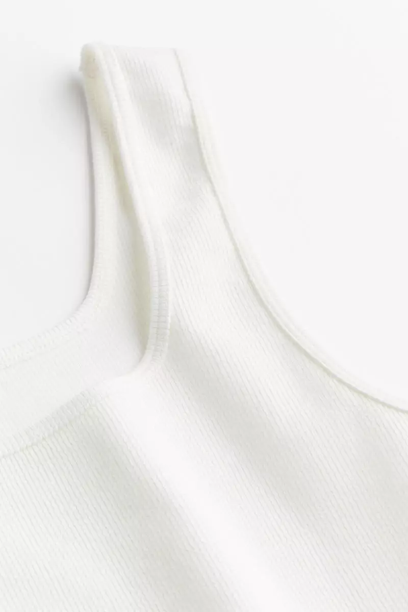 Cropped vest top