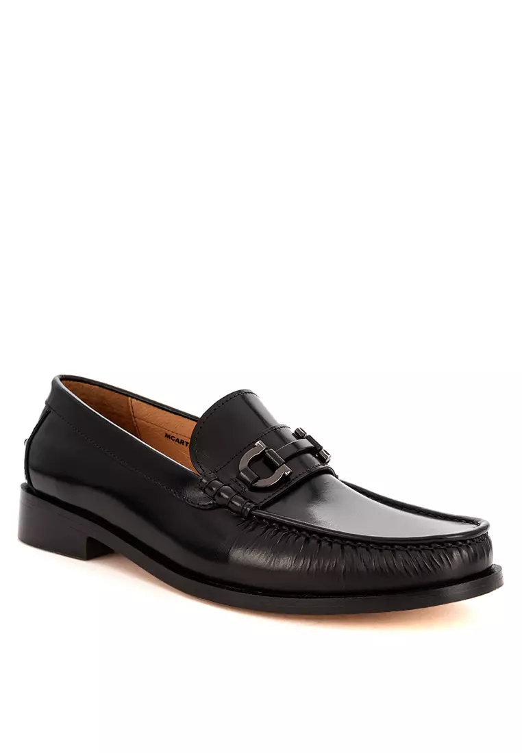 Discount on Bristol Shoes  shoes - SKU: McArthur Black Bit Loafers