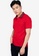 ZALORA BASICS red Tonal Trim Polo Shirt 09681AAF4282C1GS_1