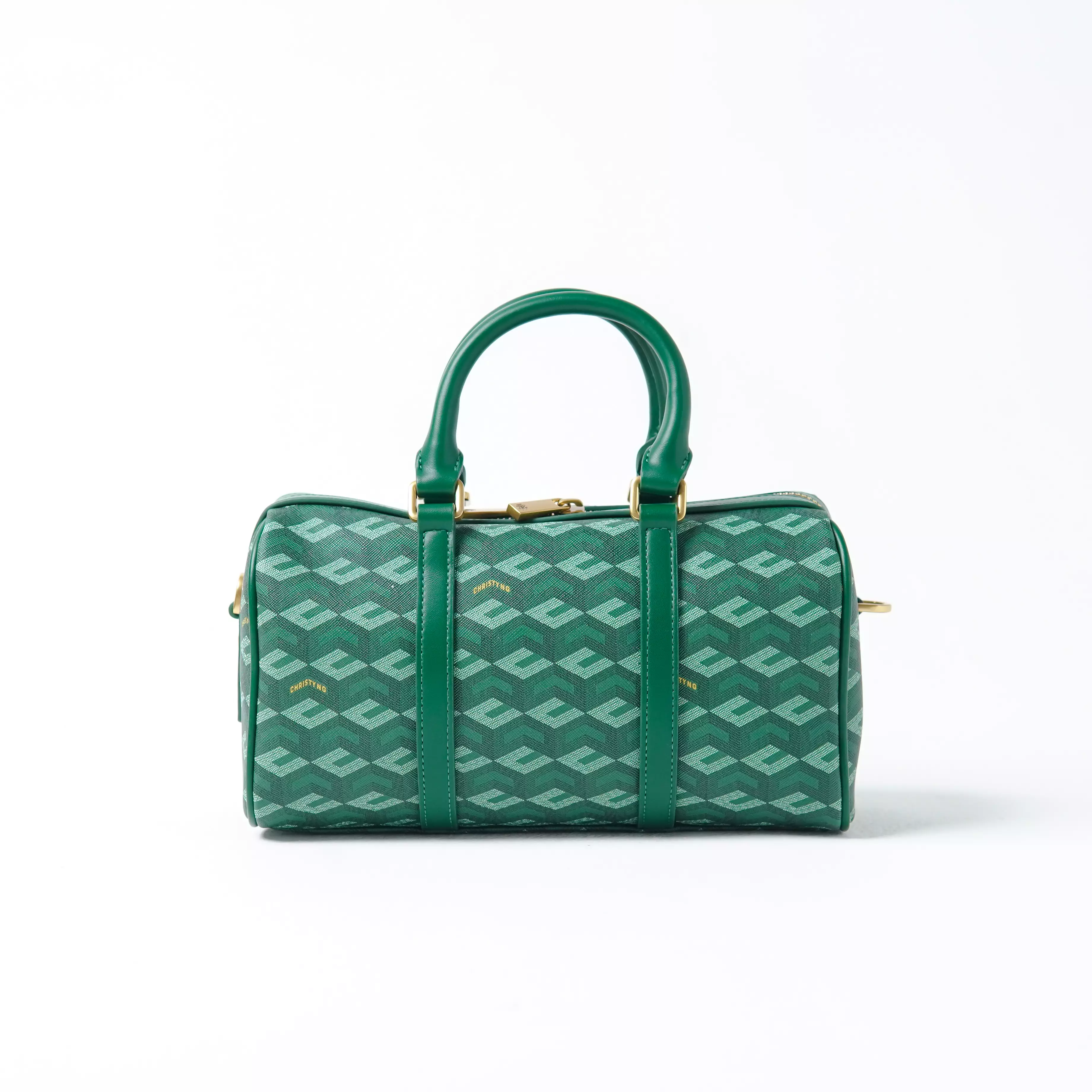 Tas CHRISTY NG ENZO GREEN DUFFLE BAG WITH LS MINI 100% ORIGINAL