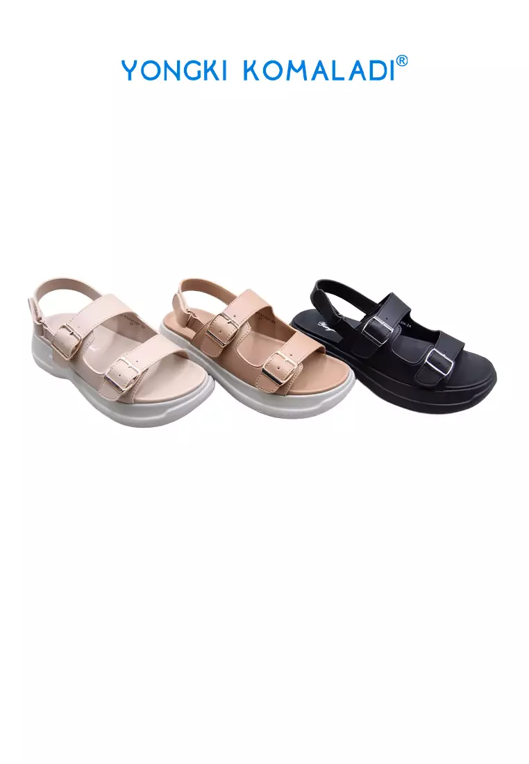 [ ORIGINAL ] YONGKI KOMALADI SANDAL OL-RNY4116-24 COKLAT MUDA