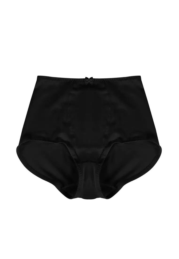 1pc Women High Waist Black Beige Seamless Control Panties Butt