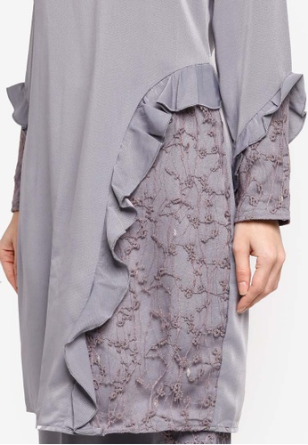 Buy Kurung Modern Sempit from Gene Martino in Grey only 149