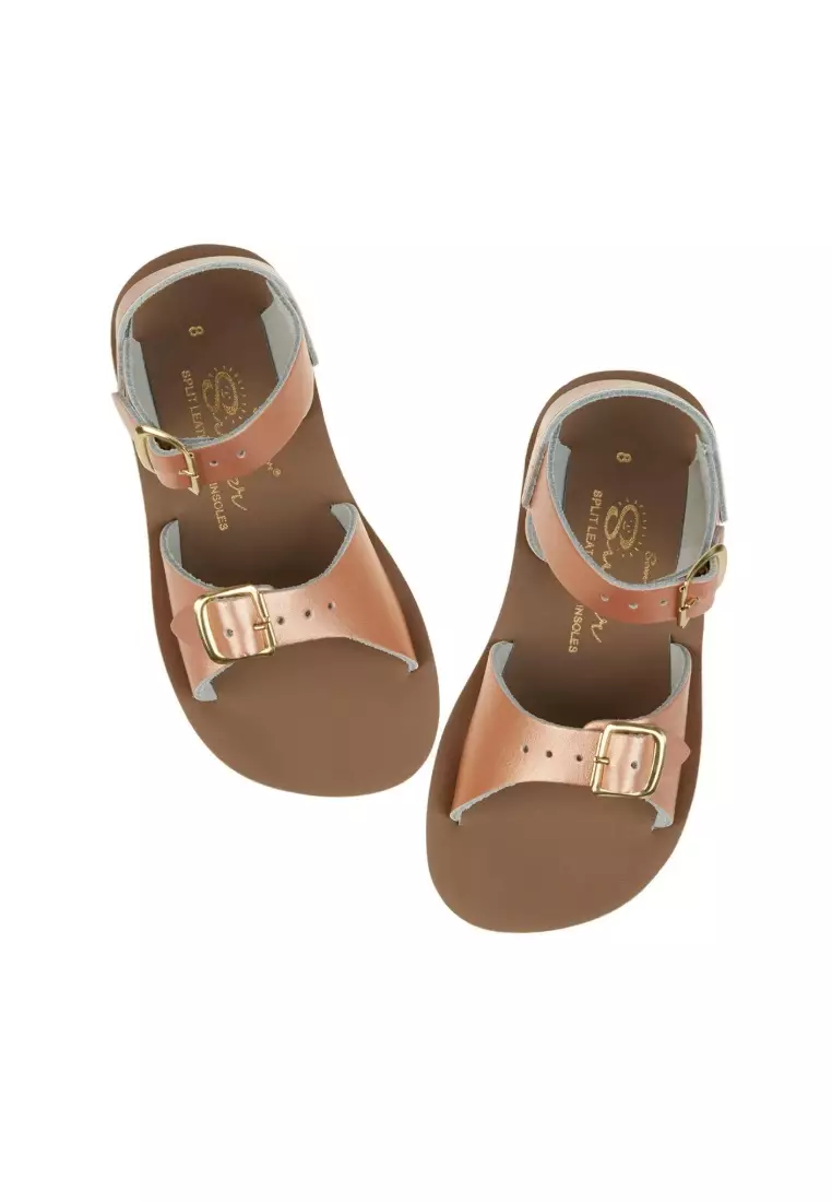 Discount on Salt-Water  shoes - SKU: Salt-Water Kids Surfer Premium Rose Gold 231