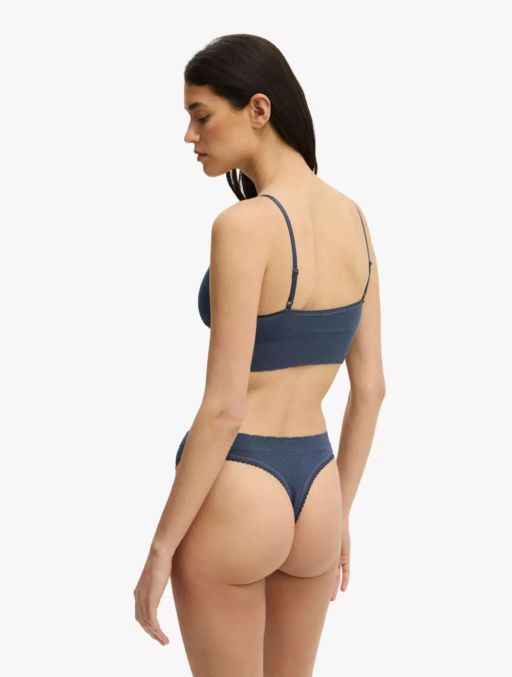COTTON ON BODY - UNDERWEAR & PAKAIAN TIDUR - SEAMLESS LONGLINE LACE TRIM BRALETTE