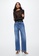 Mango black Long Sleeve Silk T-Shirt 3FB89AA15EE762GS_5