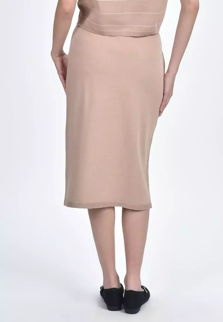 Women's Knit Midi Skirt