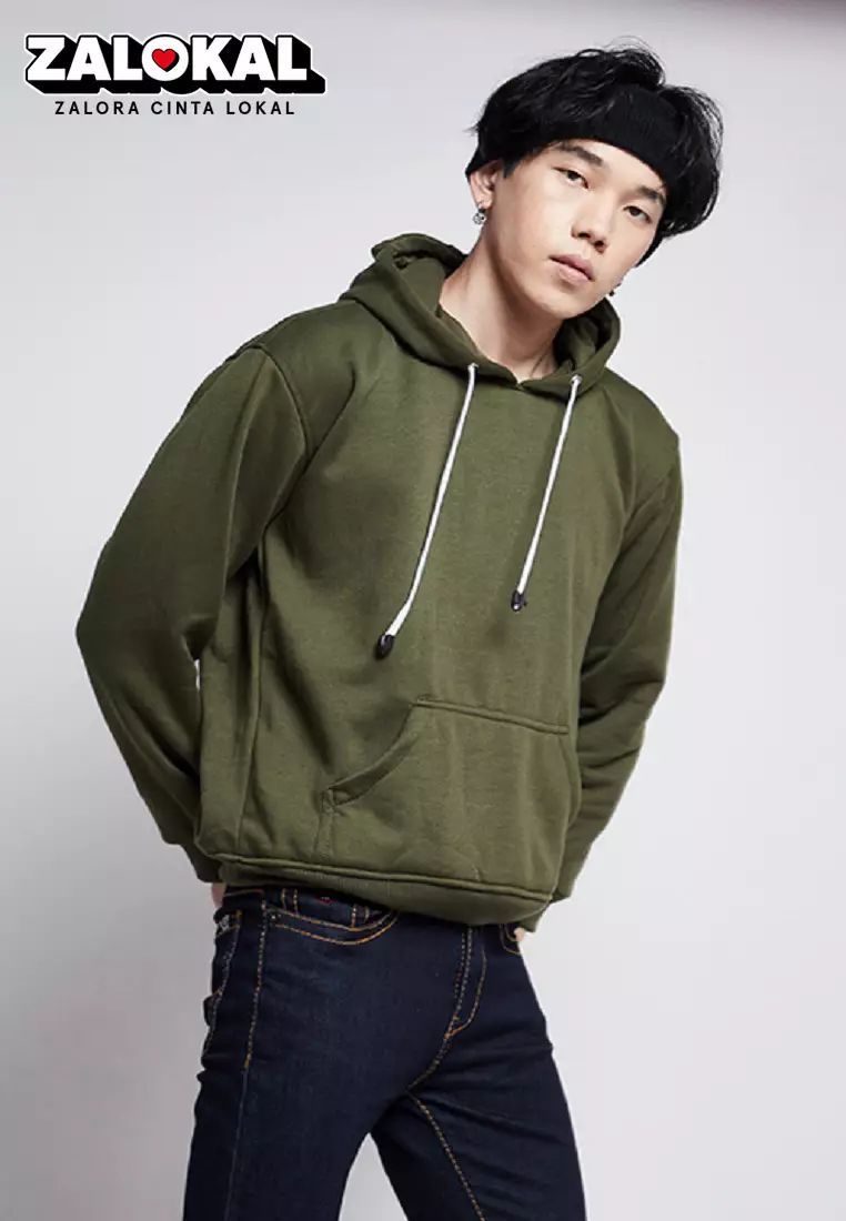 Hoodie army polos top