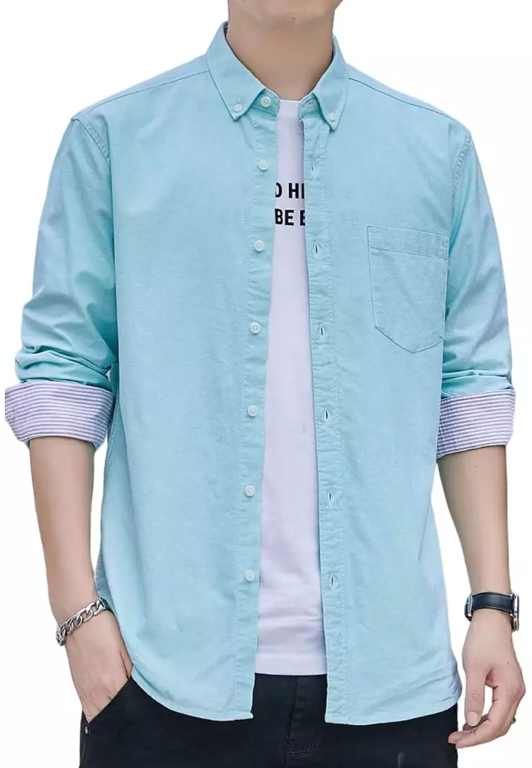 Slim Casual Long Sleeved Shirt C2001