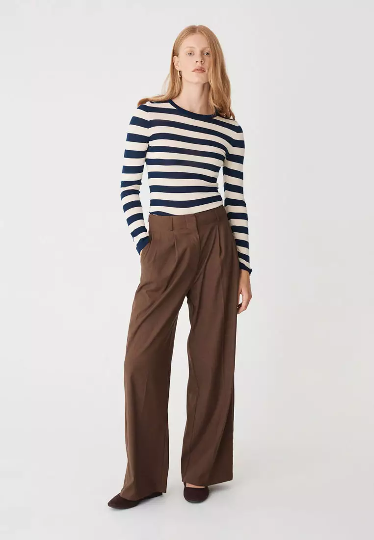 Lana Stripe Knit Top