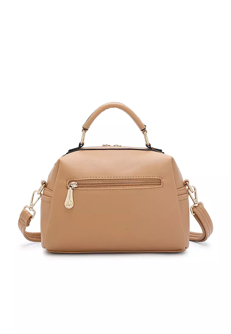 Women's Top Handle Bag / Sling Bag / Crossbody Bag (手拿袋 / 斜孭袋) - 棕色