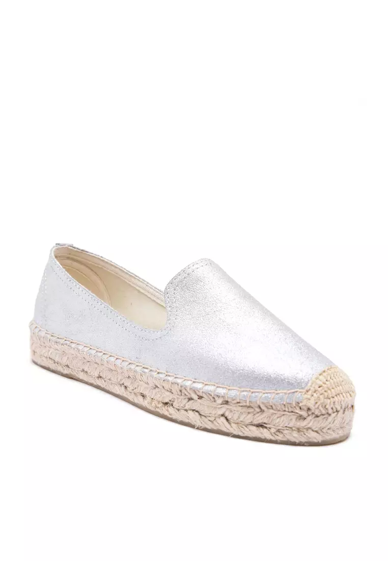 Platform Cow Leather Espadrilles HB7101