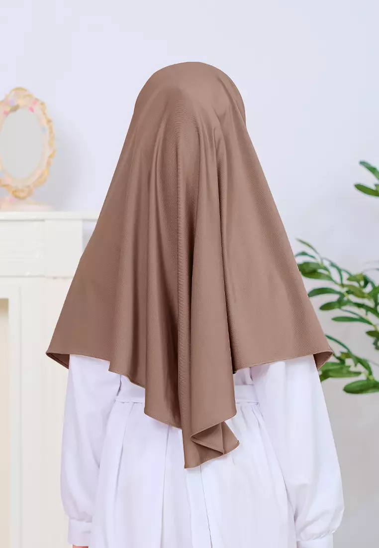 Cotton Bee - Jennaira Bergo Dagu | Hijab Instan Anak Non Pad - S
