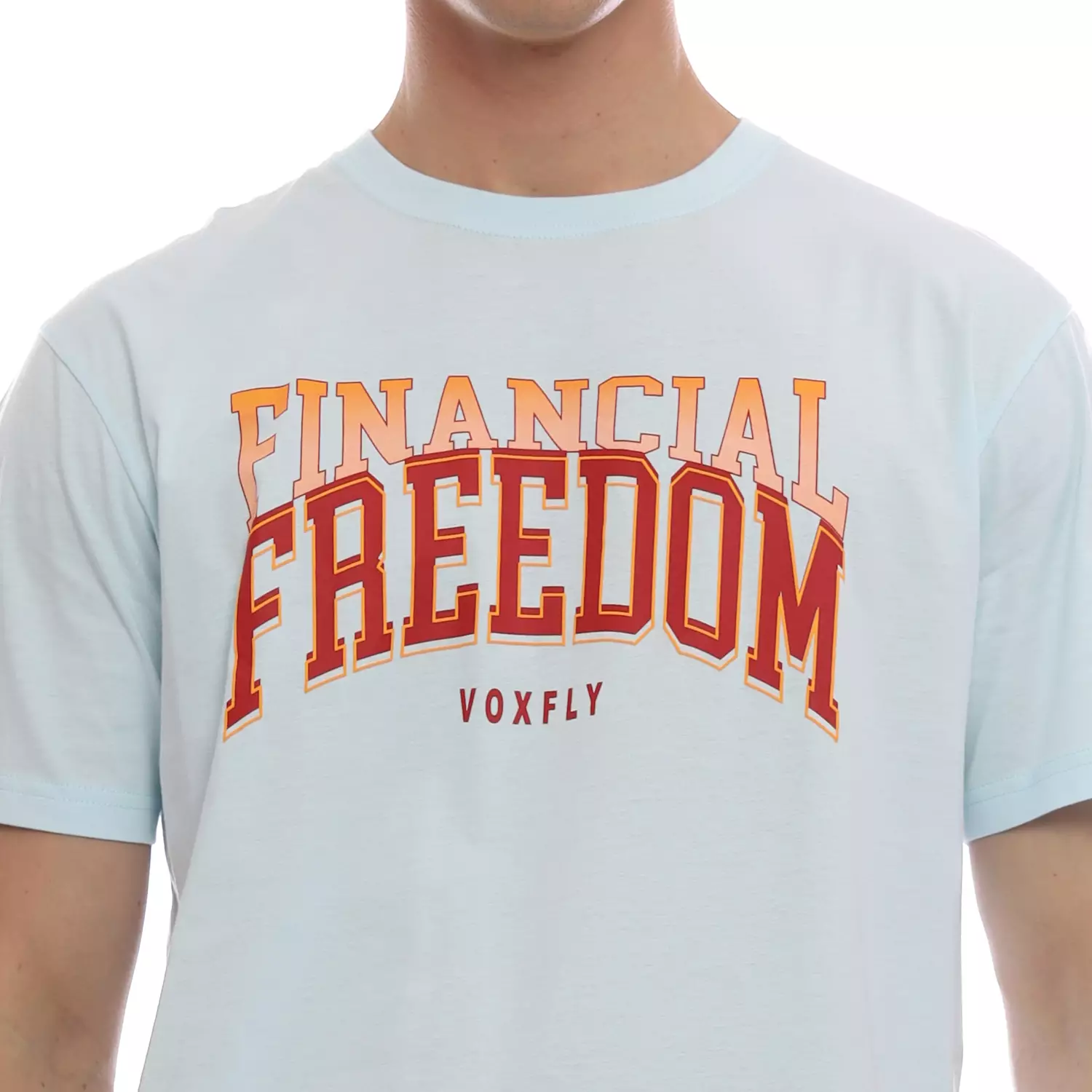 Voxfly Kaos Lengan Pendek Pria Financial Freedom Men Tee Planet Surf