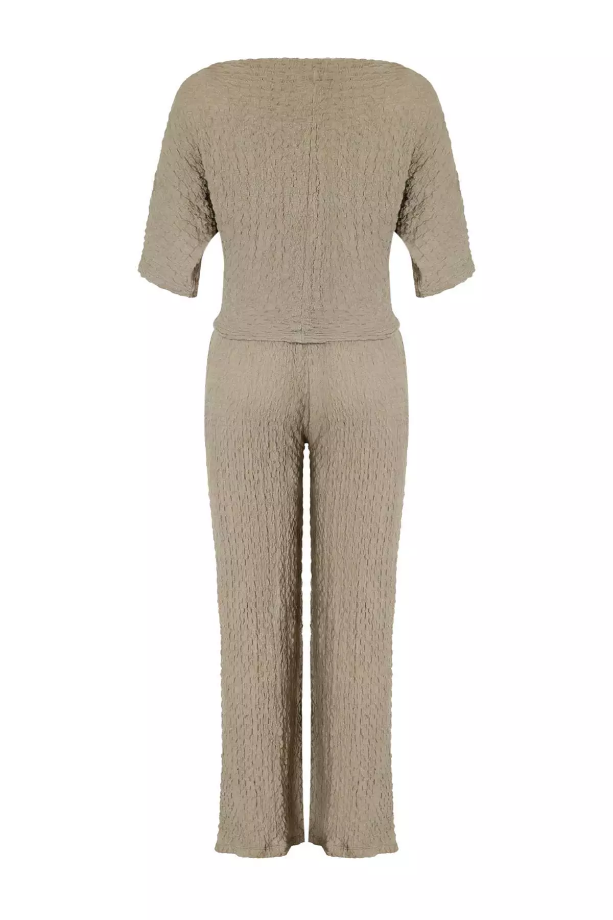 トップス Drhiluluk Buy Trendyol Khaki Knitted Bottom - Top Set Twoaw27Au00010 2026
