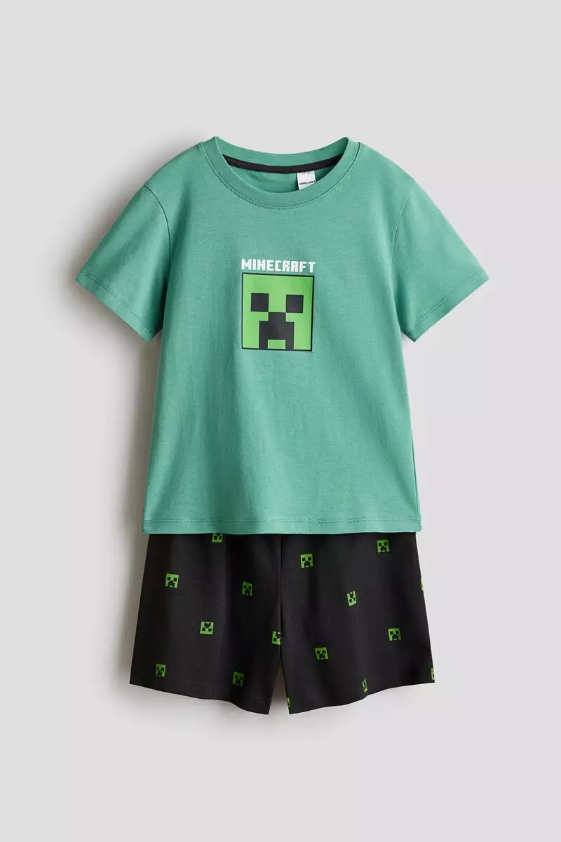 Printed cotton pyjamas