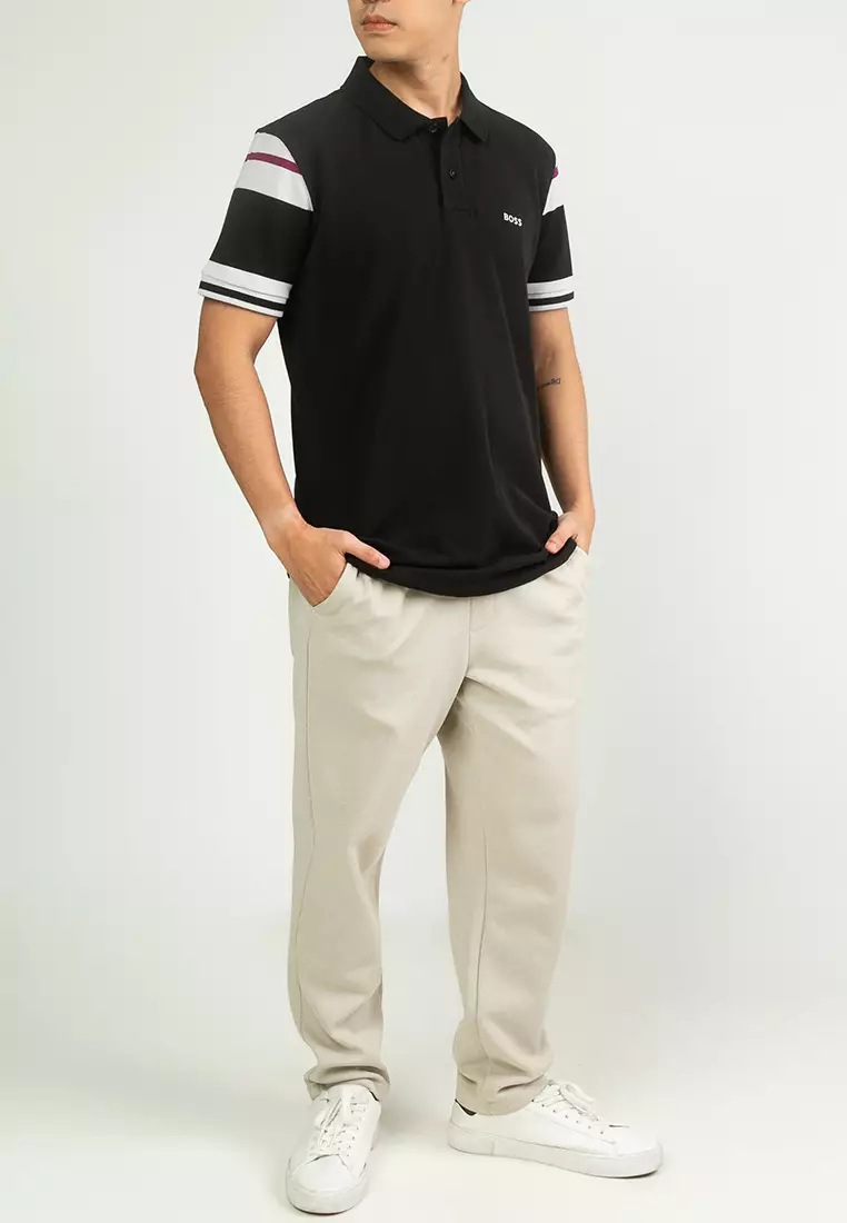 Block Stripes Polo Shirt - BOSS Green