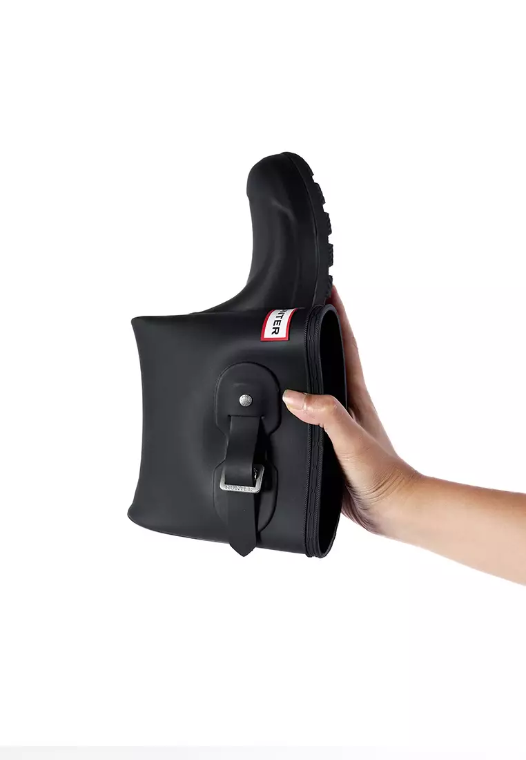 新品未使用！HUNTER ORIGINAL TOUR SHORT Hunter Original Tour Short Gloss Packable Rain Boot (Women