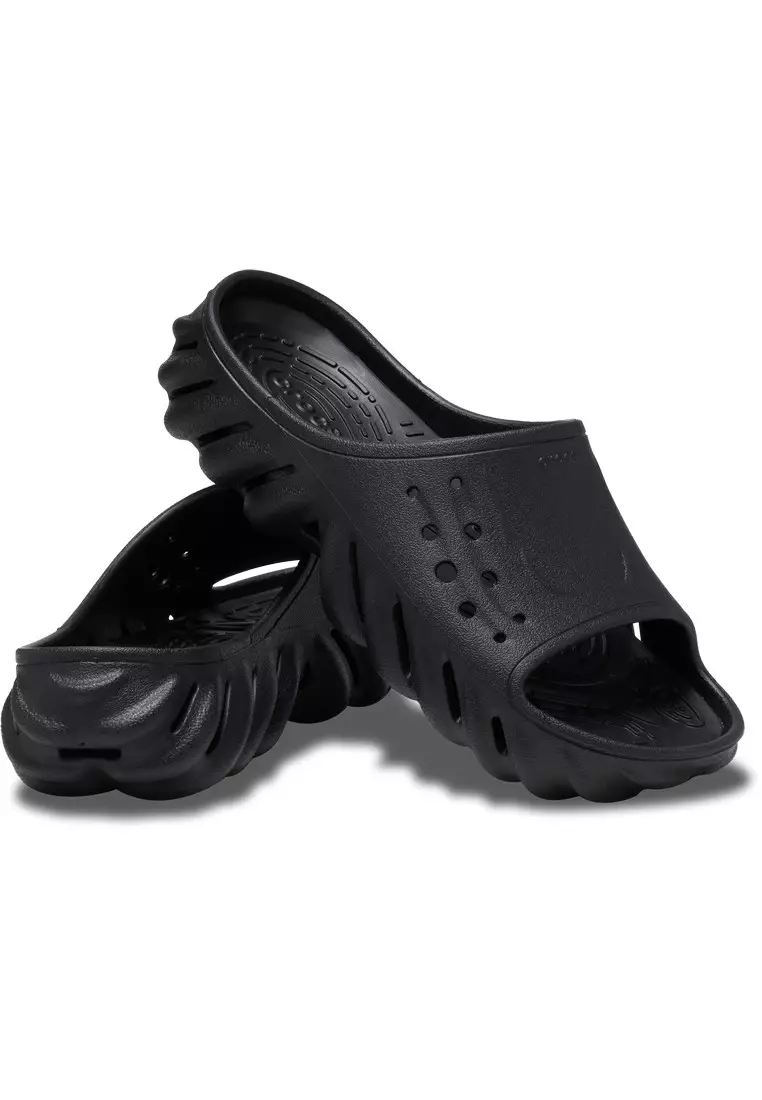 CROCS - 男女皆宜 ECHO SLIDE - 黑色