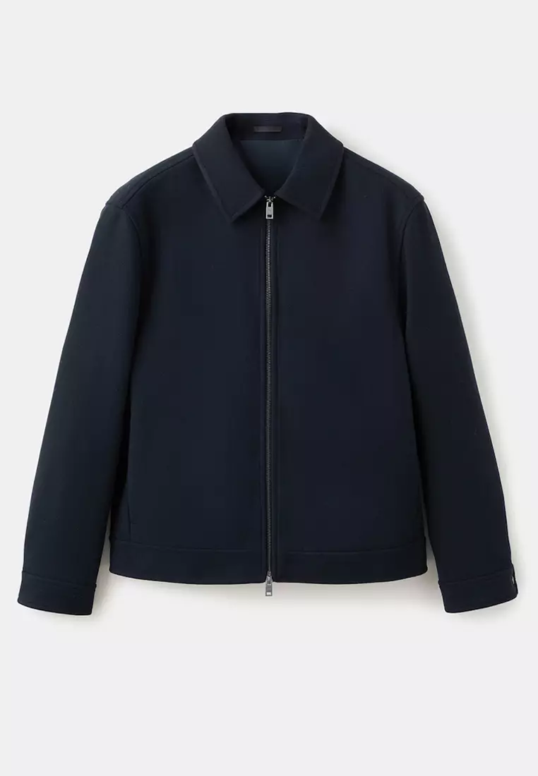 Wool Zip-Up Jacket