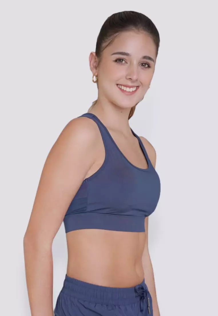 Buy Danskin Fit Curves Sports Bra With Removable Pads Women Activewear 2024  Online