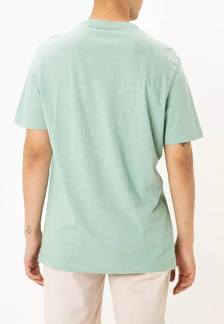 Logo Slub Cotton T-Shirt - BOSS Orange