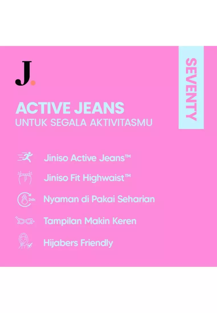 Highwaist Rok Slit Jeans Panjang 996 SEVENTY