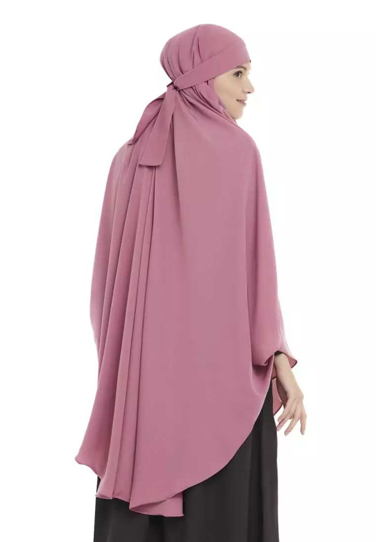 Queenza Zayidan French Khimar Hijab Ameera - Pink