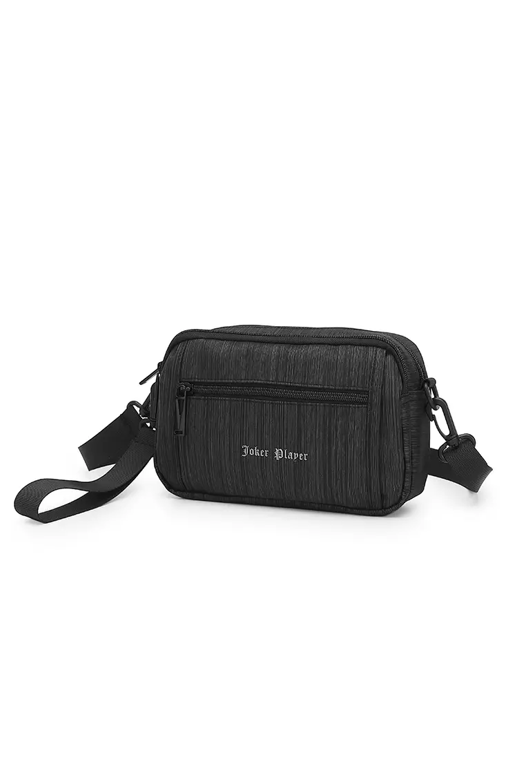 Men's Sling Bag / Crossbody Bag - Black