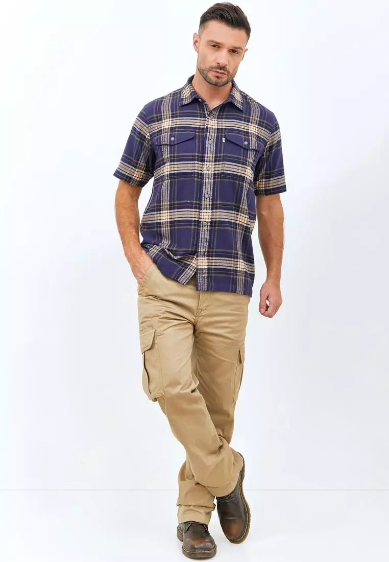 Used 1968 - Arlie Kemeja Pria Lengan Panjang Motif Kotak-Kotak