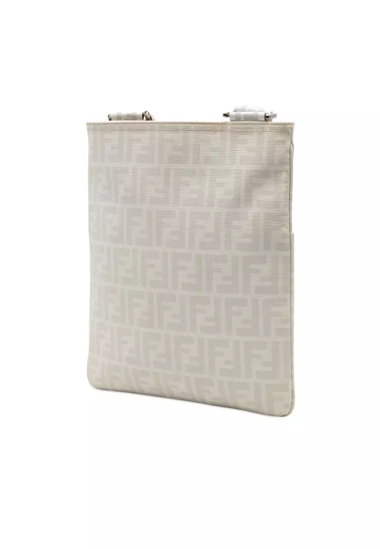 Pre-Loved Fendi Zucca Spalmati Crossbody
