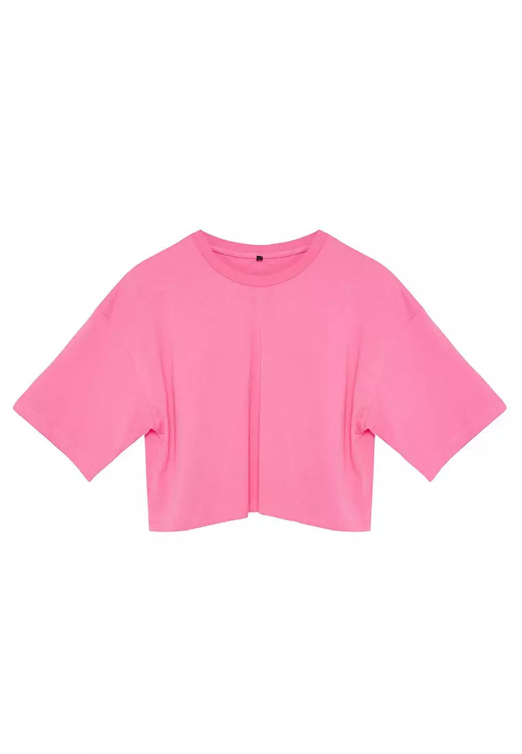 ★ILLIGO★ 129 Cupid loose crop t-shirt pink Target of Cupid Crop Top – Retroglam