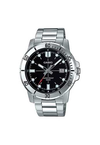CASIO silver Casio Classic Analog Watch (MTP-VD01D-1E) DB89DAC47C0156GS_1