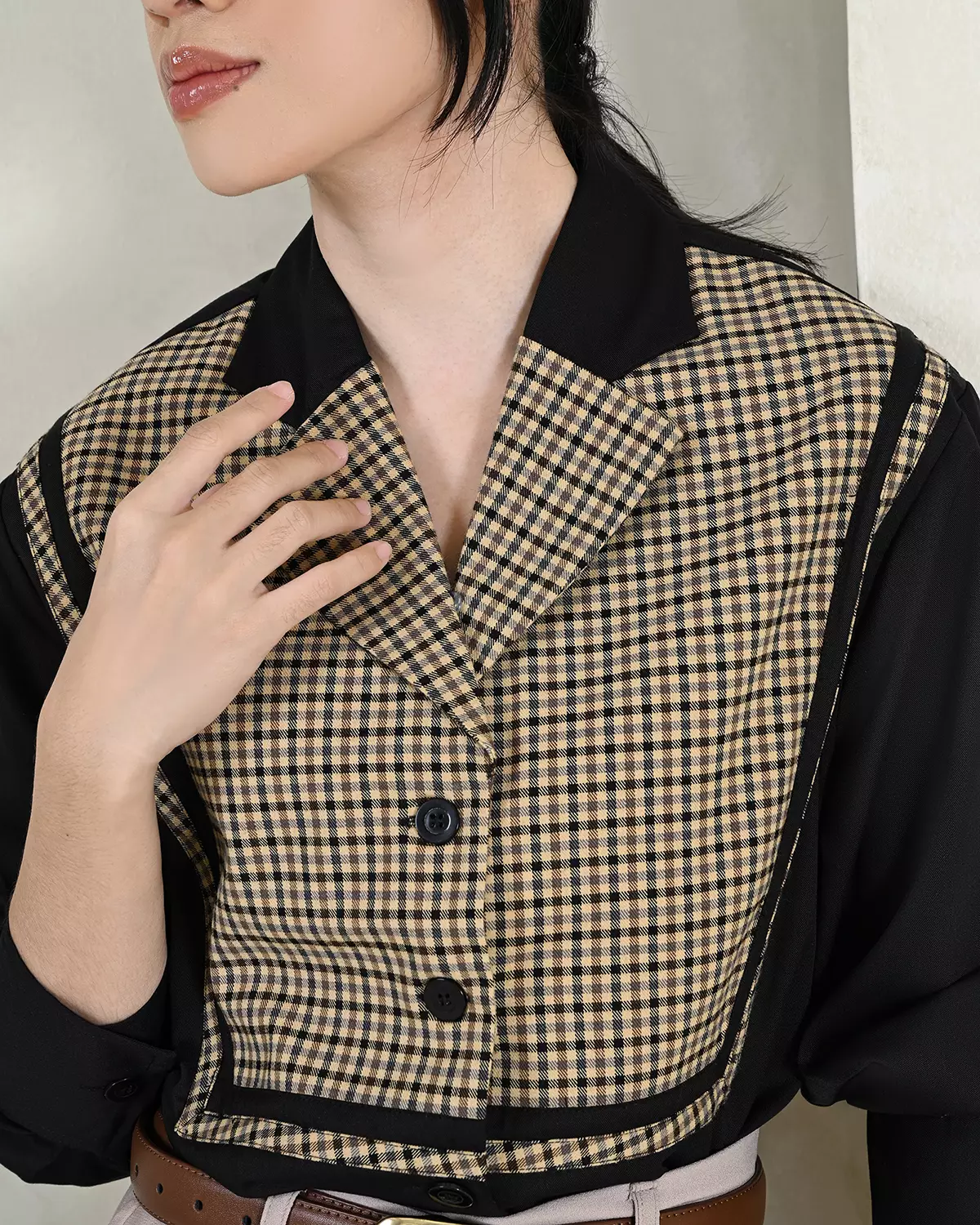 Geulis.id ALMARA SHIRT - Brown