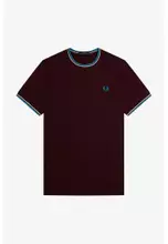 Oxblood / Ecru / Court Blue