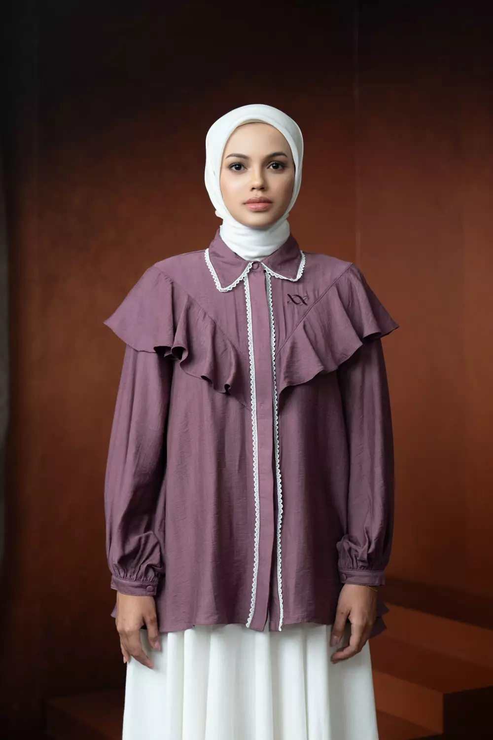 Klamby - Karra Shirt Red Bean