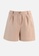 Trendyol pink Pleated Detail Shorts 89E8AAA00E8690GS_5