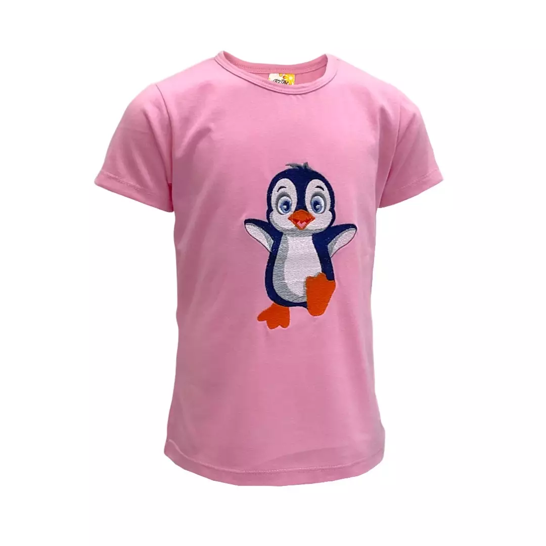 Kibi Kaos Anak Perempuan Bordir Pinguin 10612024