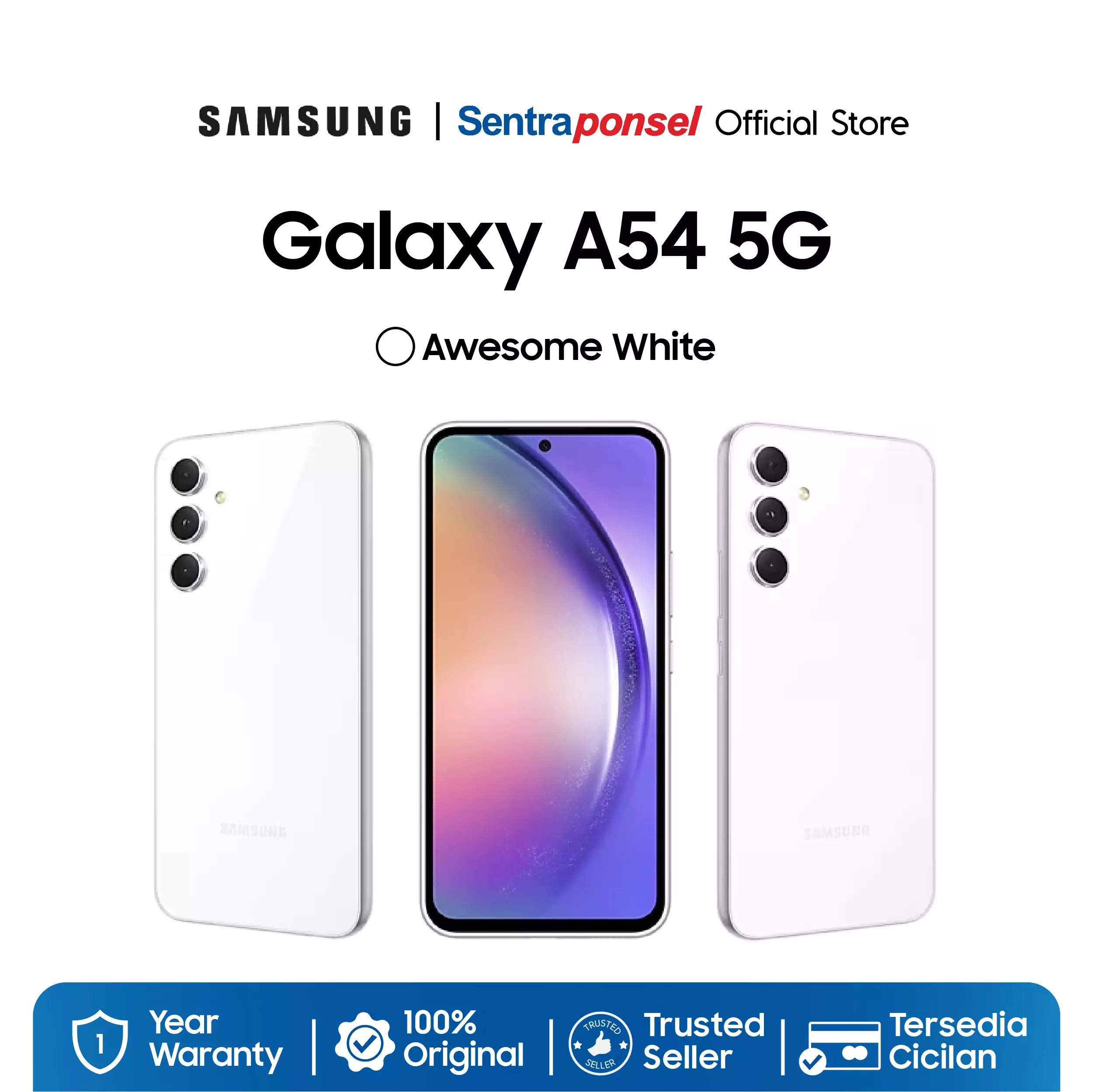 Jual Samsung Samsung Galaxy A54 5G 8/128GB Awesome White Original