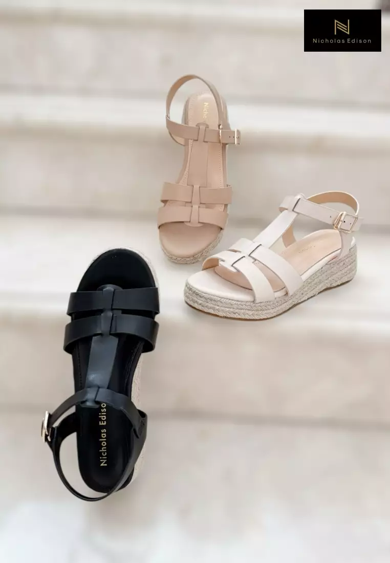 Wedge Raina Black
