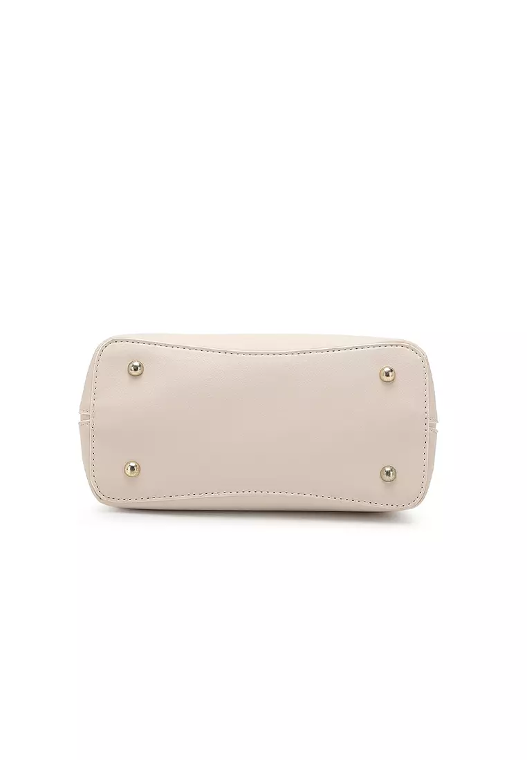 Women's Top Handle Bag / Sling Bag / Crossbody Bag (Tas Selempang / Tas Tangan) - Krem