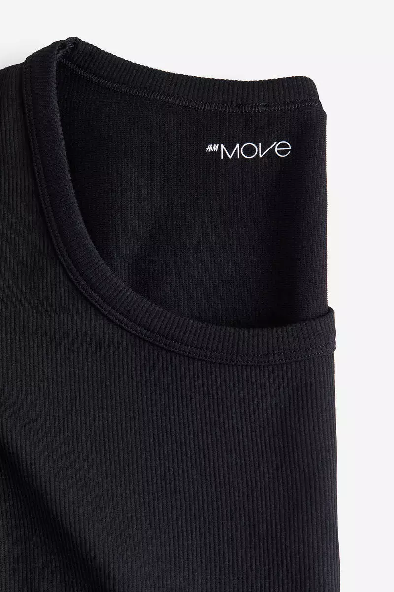 Seamless Cropped sports top in DryMove™