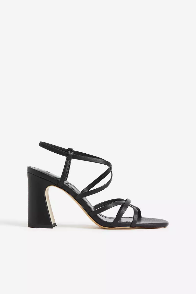 Strappy heeled sandals