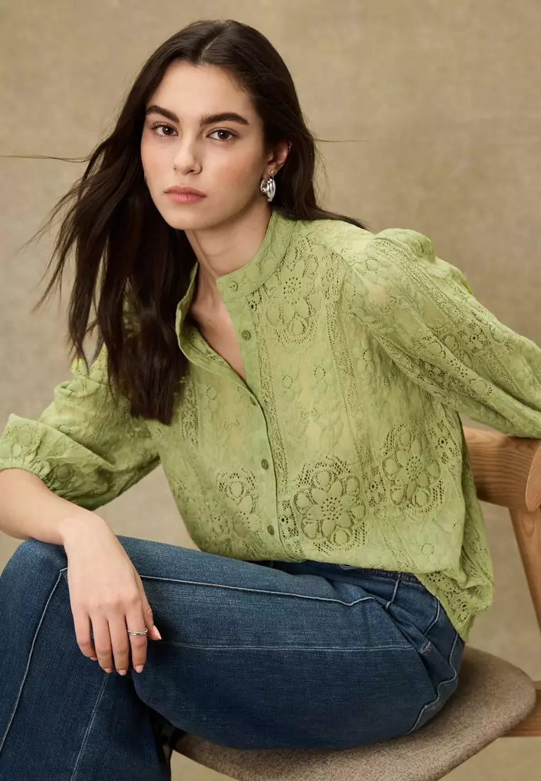 NEXT Lace Half Sleeve Blouse 2026 | Buy NEXT Online | ZALORA Hong Kong