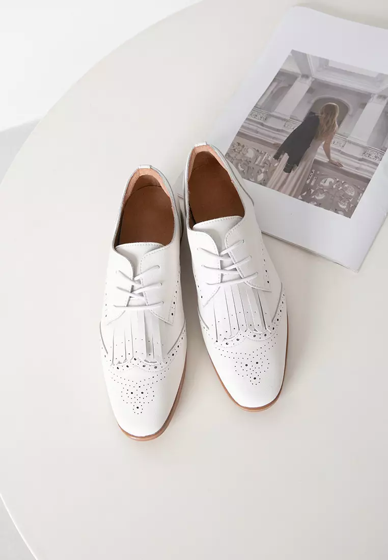 Brogue Leather Tassel Derbys TH926-3