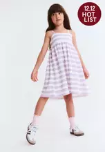 Lilac Drop/White Stripe